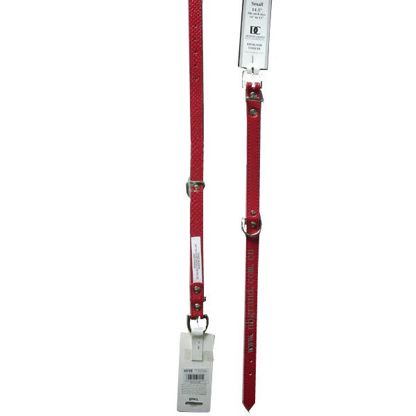 Classic Dog Collar Red  S